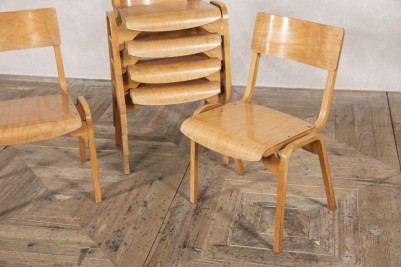 Vintage Scandinavian Style Stacking Chairs
